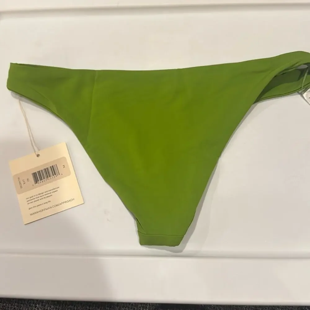 Mara Hoffman Kay Bikini Bottom - Cicoria Green Size M